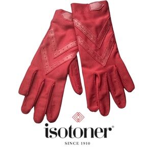 Valentine Vintage Red Isotoner Gloves ❤️